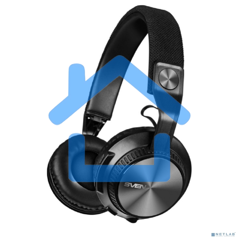 Гарнитура накладные Sven AP-B630MV 1м черный беспроводные bluetooth оголовье