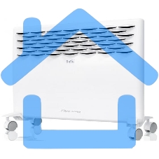 Конвектор Ballu Ettore BEC/ETER-1500 белый, 1500 Вт, 20 м2, термостат, дисплей