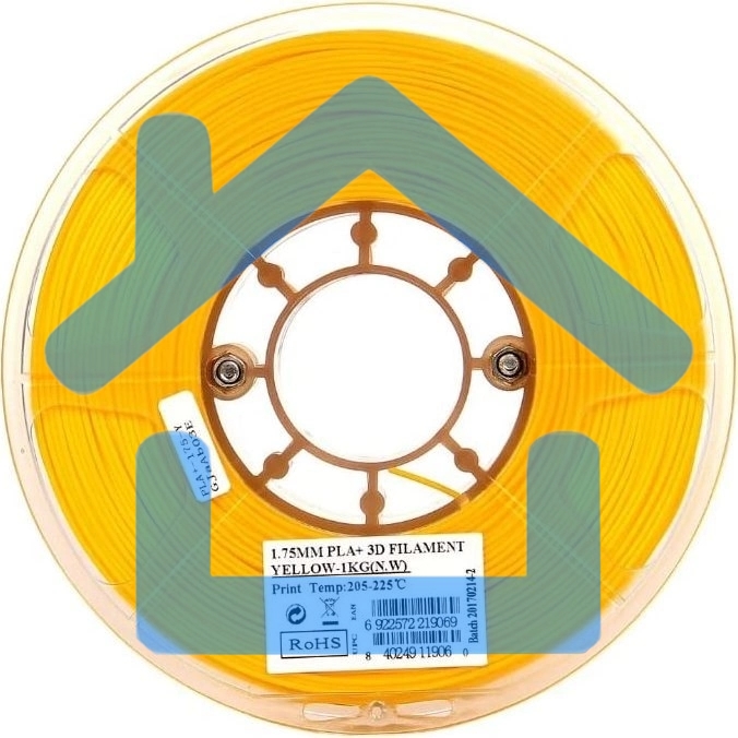 Пластик для принтера 3D Esun PLA+175Y1 PLA d1.75мм 1кг 1цв. желтый