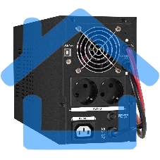 Источник бесперебойного питания (инвертор, синус, для котла) ExeGate SineTower SZ-1000.LCD.AVR.2SH.1C13.USB 1000VA/800W, чистая синусоида, LCD дисплей, AVR, 2*Schuko+1*C13, USB, линейно-интерактивный, внешняя батарея 24В до 200А·ч, черный