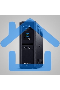 Источник бесперебойного питания Cyberpower CP1350EPFCLCD Line-Interactive 1350VA/810W USB/RS-232/RJ11/45 (6 EURO)