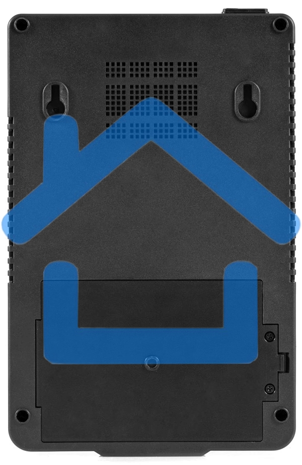 Источник бесперебойного питания Бастион SKAT-UPS 800-AID-IN-1x9-8 ИБП 220В 480Вт, LCD, АКБ 1x 9А·ч, line interactive, мод.синус, 8хSchuko,2xUS (8933)