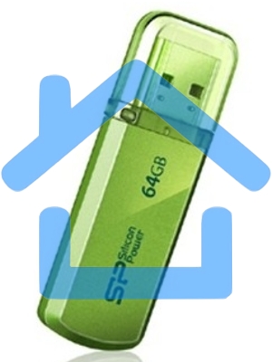 Флешка USB 64 Gb Helios 101 SP064 GbUF2101V1N USB 2.0 зеленый