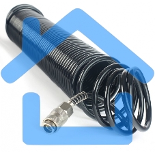 Шланг спиральный для пневмоинструмента PATRIOT PU 206x8мм полиамид быстросъем.