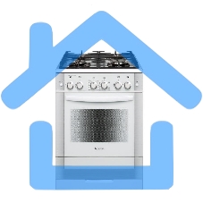 Плита газовая Gefest ПГ 6500-02 0042 белый, конфорок 4 шт, духовка 52 л, 60 см x 85 см x 60 см