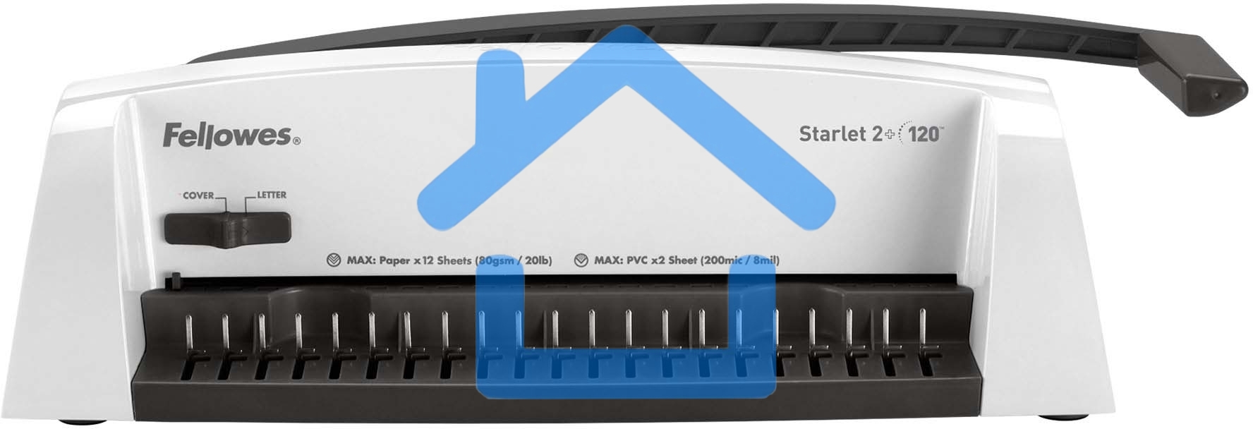 Переплетчик Fellowes Starlet 2+ (FS-52279) A4/перф.12л.сшив/макс.120л./пластик.пруж. (6-16мм)