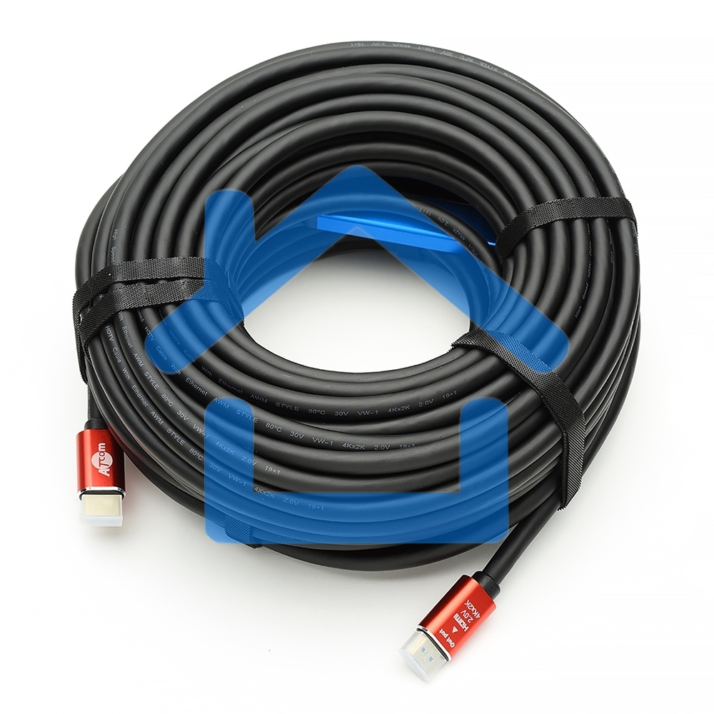 Кабель HDMI 30 m (Red/Gold, в пакете) VER 2.0 Кабель HDMI 30 m (Red/Gold, в пакете) VER 2.0
