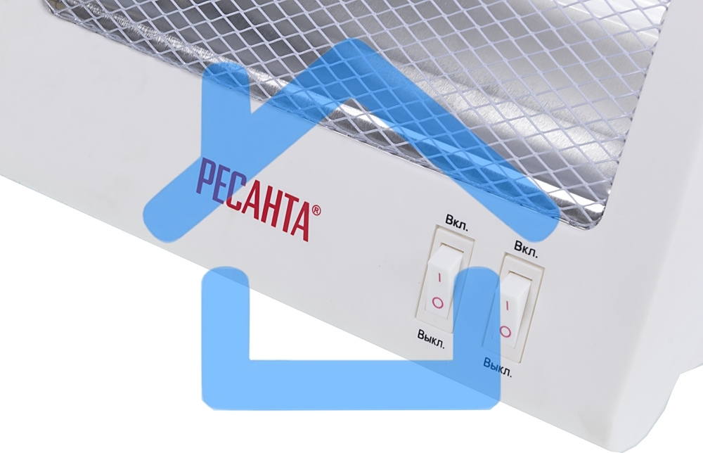 Обогреватель инфракрасный Ресанта ИКО-800Л, белый, кварцевый, 800 Вт, 8 м2 (67/5/9)