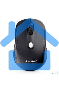 Мышь беспроводная Gembird MUSW-420 черный, 1600 dpi, радиоканал, USB, кнопки - 4
