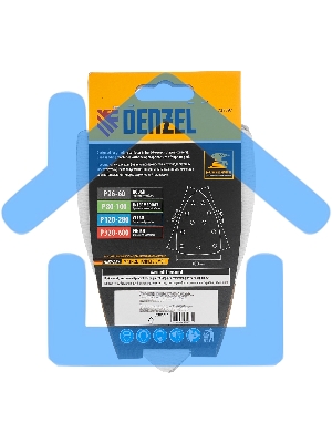 Треугольник абразивный Denzel на ворc. подложке под 