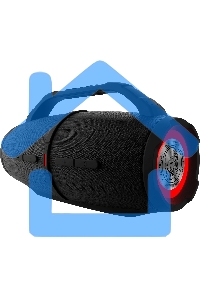 Колонка портатитвная Ural ГР-007 черный 60W 2.2 BT/3.5Jack/USB 10м 5000mAh (УРАЛ ГР-007 черный)