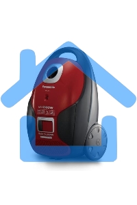 Пылесос Panasonic MC-CJ915R красный, 380 Вт/2100 Вт, уборка сухая, пылесборник мешок 6 л