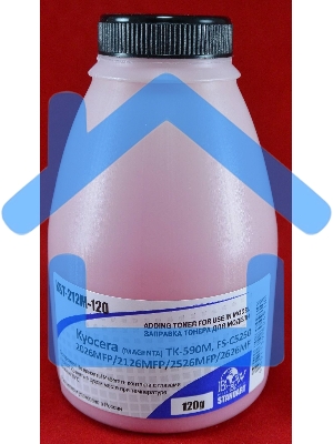 Тонер Kyocera TK-590M, FS-C5250/2026MFP/2126MFP/2526MFP/2626MF Magenta (фл. 120г) 5K B&W Standart (Tomoegawa) фас России