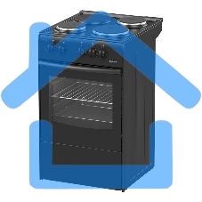 Плита электрическая Darina S EM 331 404 At антрацит/черный, конфорок 3 шт, духовка 50 л, 50 см x 85 см x 56 см