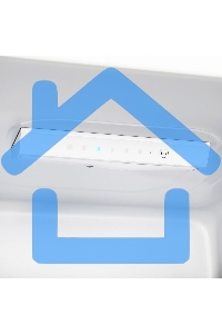 Холодильник Maunfeld MFF144SFW белый глянц. двухкамерный 154/52л морозилка снизу, ручная разморозка