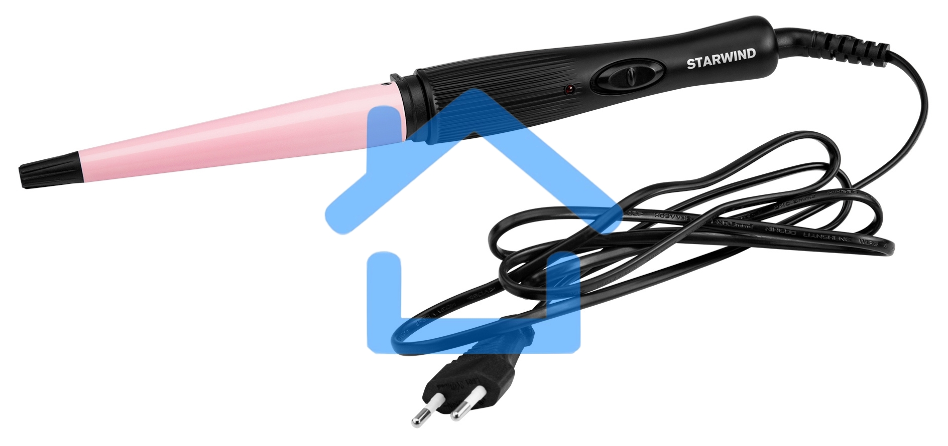 Щипцы Starwind SHS 7035 30Вт макс.темп.:200С покрытие:турмалиновое черный/фиолетовый