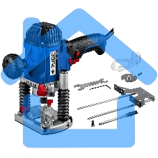 Фрезер ЗУБР Профессионал ФПР-1200 универсальный 1200 Вт.