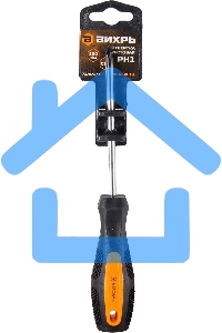 Отверткакрестовая ВИХРЬ PH1, 100 мм