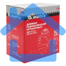 Домкрат Matrix бутылочный 25т h подъема 240–375мм