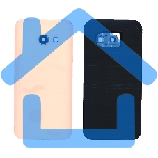 Задняя крышка для Samsung A320 Galaxy A3 (2017) розовая