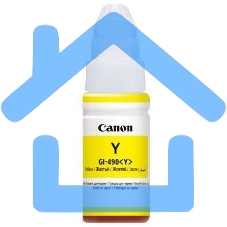 Чернила Canon GI-490Y 0666C001 желтый для Canon Pixma G1400/2400/3400 (70мл)