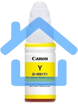 Чернила Canon GI-490Y 0666C001 желтый для Canon Pixma G1400/2400/3400 (70мл)