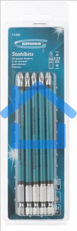 Набор бит GROSS 11202ph2 х127 сталь s2 5шт