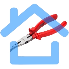 Утконосы Matrix длинногубцы econom 200мм изогнутые шлифованные пластмассовые рукоятки