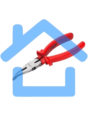 Утконосы Matrix длинногубцы econom 200мм изогнутые шлифованные пластмассовые рукоятки