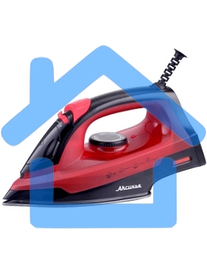 Утюг Delta Аксинья КС-3004 черный с красным