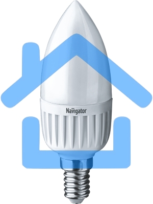 Лампа светодиодная Navigator NLL-P-C37-5-230-4K-E14-FR