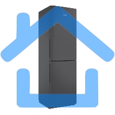 Холодильник Pozis RK FNF-172 графит двухкамерный 220/124 л морозилка снизу