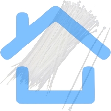 Стяжка пластиковая WRline WR-SHN-25-150W 150x2.5мм (упак:100шт) нейлон 6.6 белый Стяжка пластиковая WRline WR-SHN-25-150W 150x2.5мм (упак:100шт) нейлон 6.6 белый