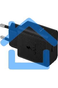Сетевое зарядное устройство Samsung 45W (USB Type-C порт, кабель USB Type-C в комплекте), черное