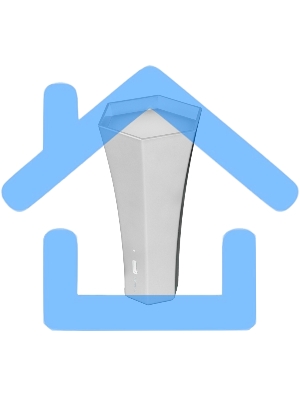 Светильник магнитный переносной с 3 креплениями, колокольчик, белый Rexant