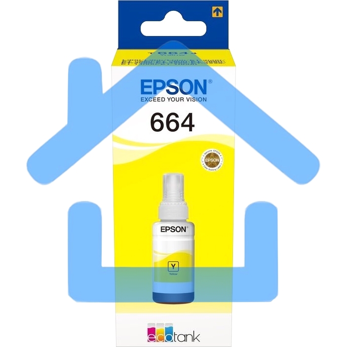 Чернила для EPSON C13T66444A Epson L100 (yellow) 70 мл