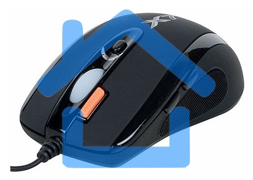 Мышь проводная A4Tech X-710MK черный, 2000 dpi, USB, кнопки - 7
