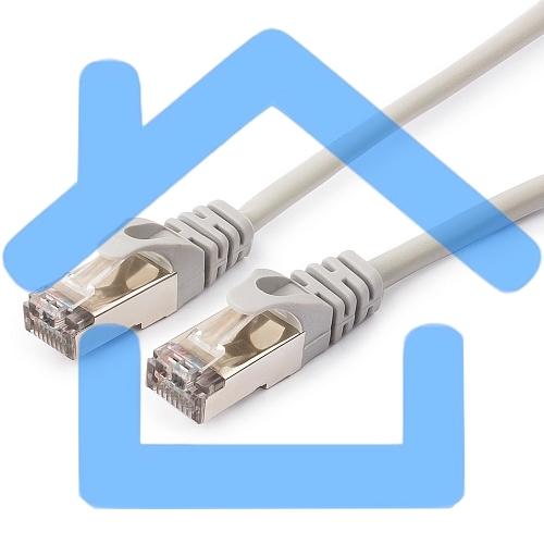 Патч-корд FTP Cablexpert кат.6, 20м, литой, многожильный (серый)