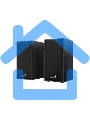 Акустическая система Genius SP-HF180, 2.0, 2 x 3W, USB-power, черный