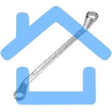 Ключ накидной коленчатый Rexant 13х17 мм, хром