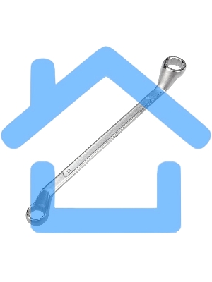 Ключ накидной коленчатый Rexant 13х17 мм, хром