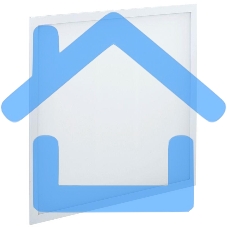 Светильник светодиодный ДВО Iek LDVO3-6571-45-4000-K01 6571-O 45Вт 4000К 595х595х20 опал аналог люм.свет. 4х18 накладных или в потолок Армстронг