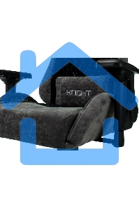 Кресло игровое Бюрократ VIKING 7 KNIGHT B FABRIC черный текстиль/эко.кожа крестовина металл/пластик