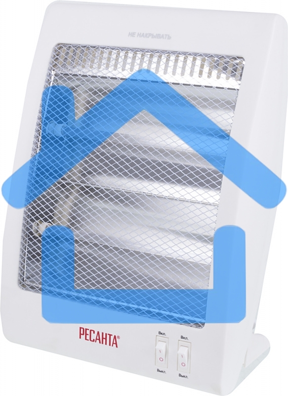 Обогреватель инфракрасный Ресанта ИКО-800Л, белый, кварцевый, 800 Вт, 8 м2 (67/5/9)