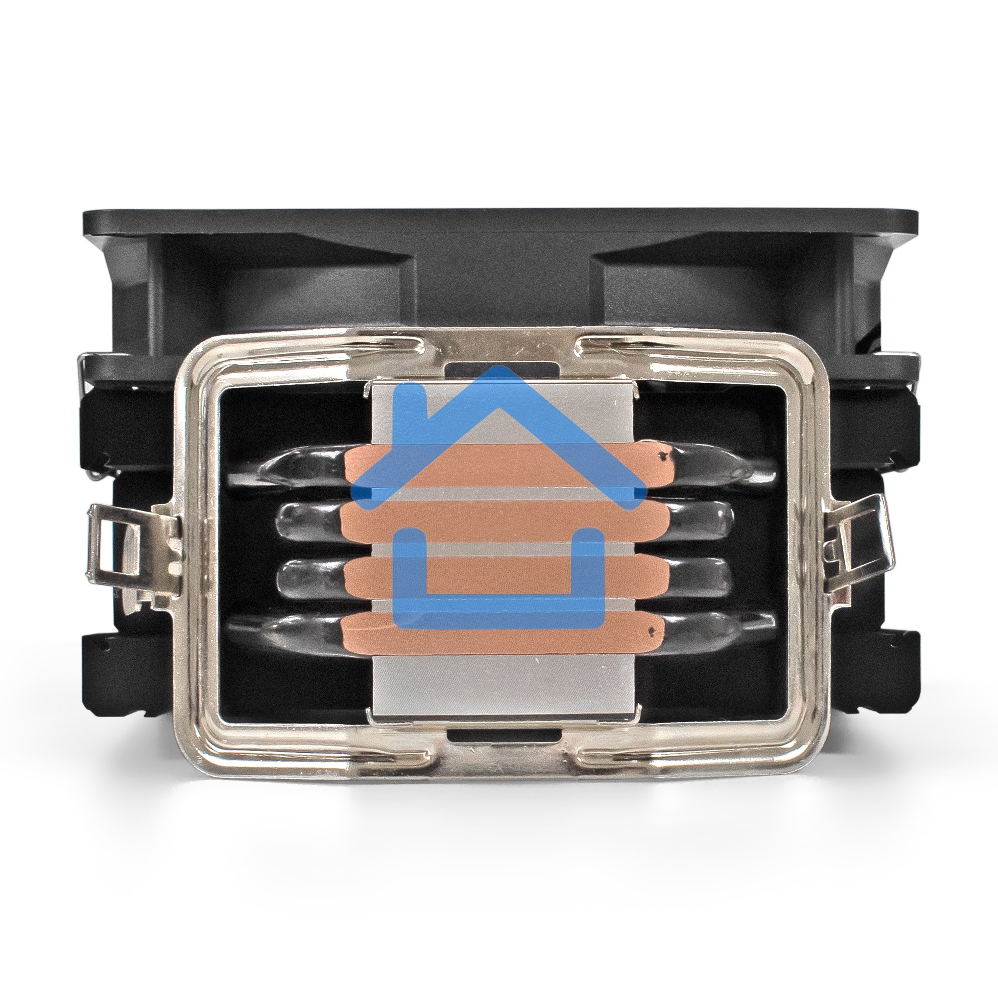 Кулер для процессора ExeGate Dark Magic EE400XL-PWM.ARGB серебристый, 120 мм, алюминий/медь, 2400 об/мин, 37 дБ, 4 pin, 125 Вт, 155 мм