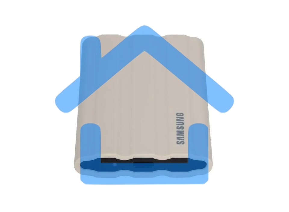 Твердотельный диск Samsung T7 Shield 2TB MU-PE2T0K/WW USB 3.2 Gen2 Type-C, 1050/1000
