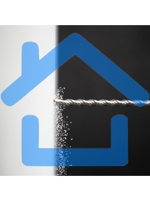 Бур по бетону Denzel двойная спираль, Cobalt W-tip, 10x210 мм, SDS PLUS