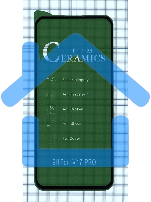 Керамическая пленка (стекло) для Vivo X30/ X30 Pro черный