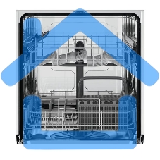 Встраиваемая посудомоечная машина Electrolux KES27200L 60 см, загрузка на 13 комплектов посуды, сенсорное управление, 6 программ