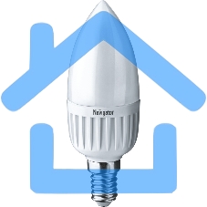 Лампа светодиодная Navigator NLL-P-C37-5-230-2.7K-E14-FR